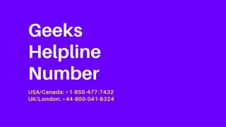 geeks helpline number