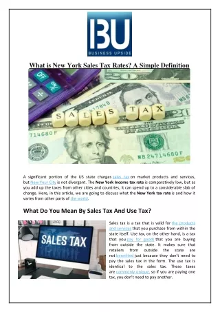 what is new york sales tax rates a simple