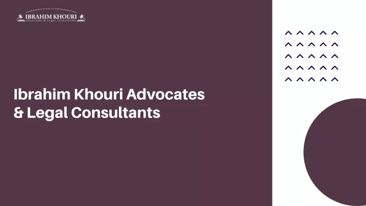 ibrahim khouri advocates legal consultants