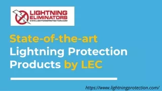 State-of-the-art Lightning Protection Products by LEC