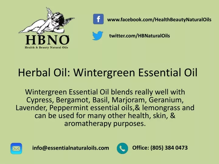 herbal oil wintergreen essential oil