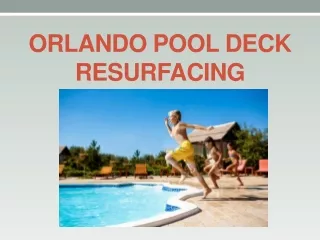 Pool resurface orlando
