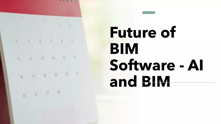 future of bim software ai and bim