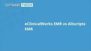eclinicalworks emr vs allscripts emr