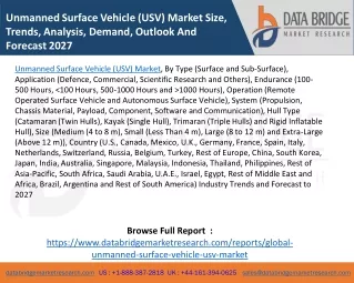 unmanned surface vehicle usv market size trends