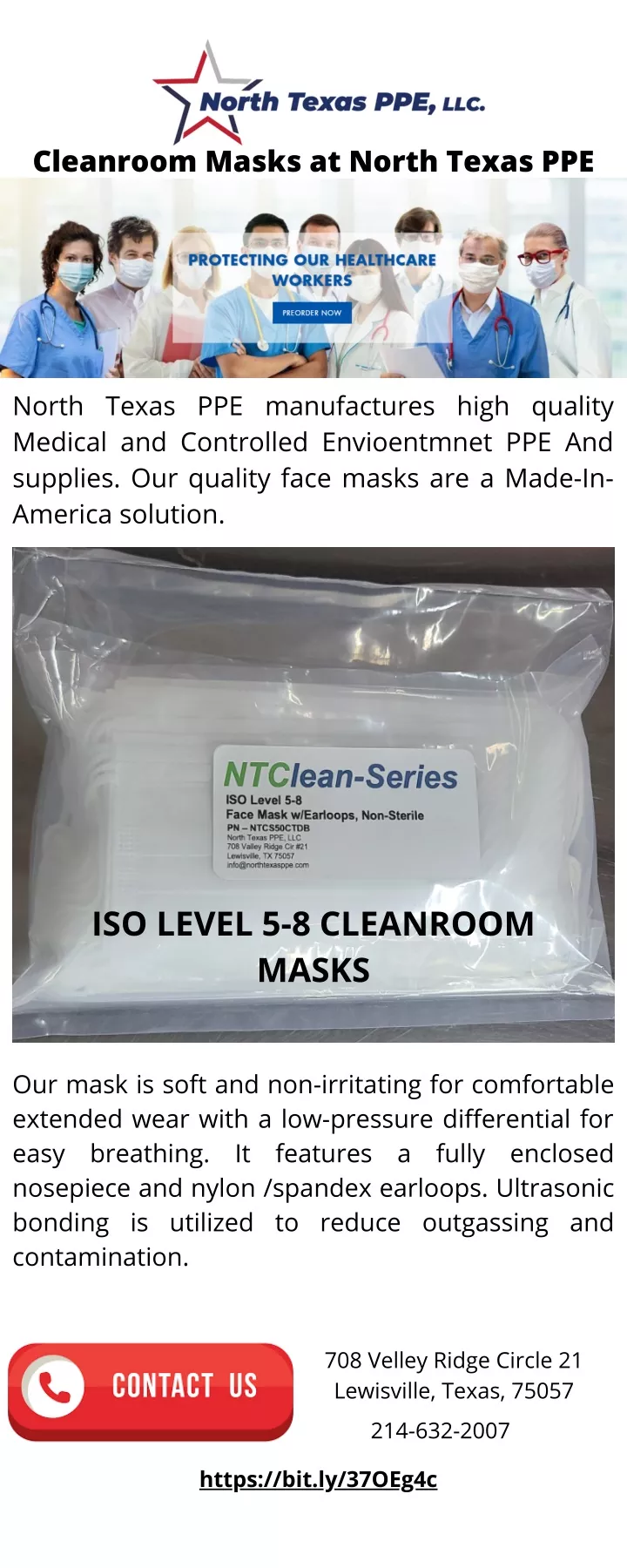 cleanroom masks at north texas ppe