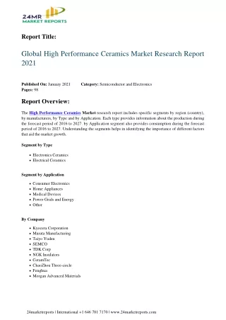report title