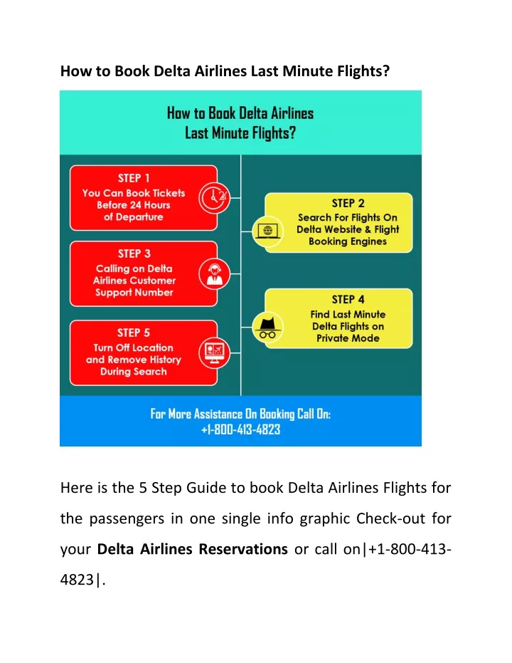 how to book delta airlines last minute flights