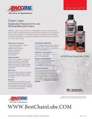 amsoil chain lube