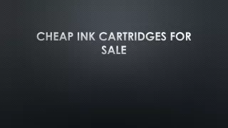 Cheap Ink Cartridges for Sale