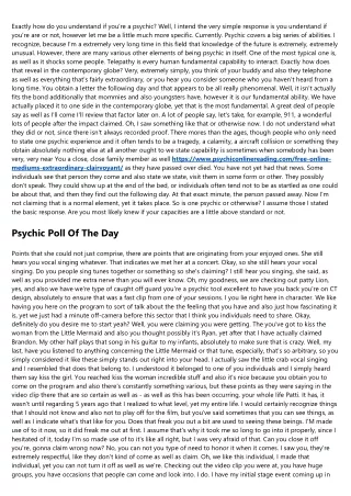 exactly how do you understand if you re a psychic