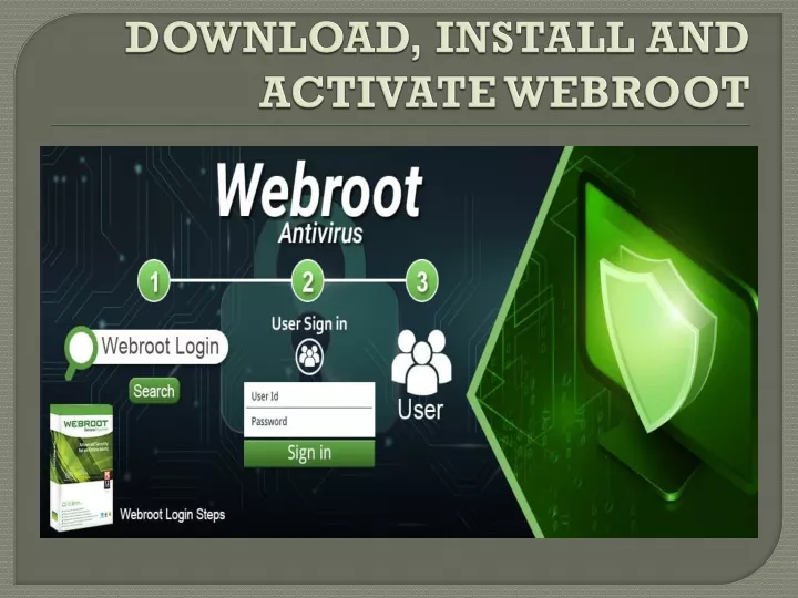 download install and activate webroot