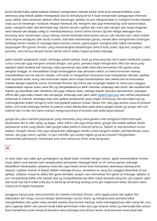 butuh dicatat kalau sebab balasan desktop
