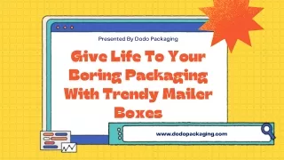 presented by dodo packaging