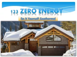 Do It Yourself Geothermal