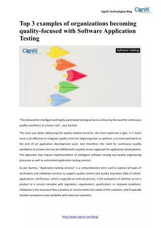 cigniti technologies blog