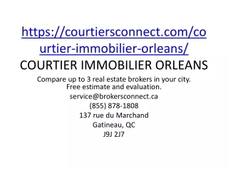 COURTIER IMMOBILIER ORLEANS