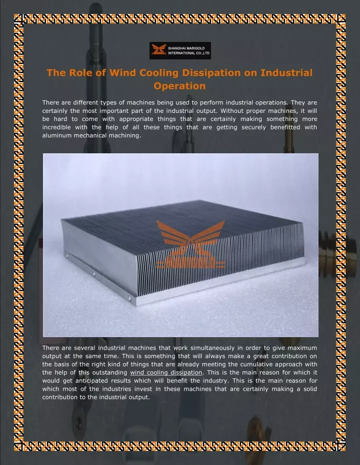 the role of wind cooling dissipation