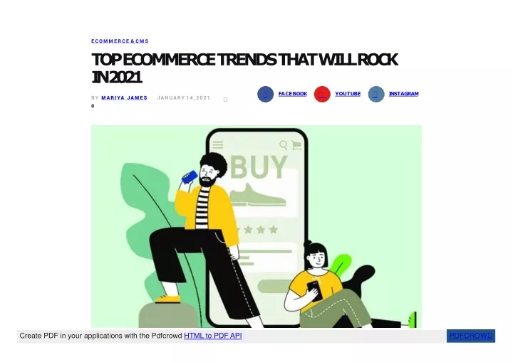 top ecommerce trends that will rock in 2021
