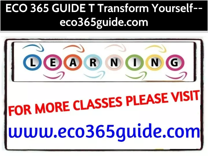 eco 365 guide t transform yourself eco365guide com