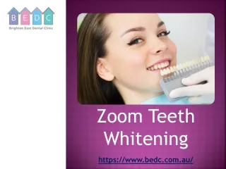 zoom teeth whitening