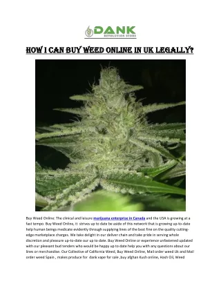 How I can buy weed online in Uk legally?