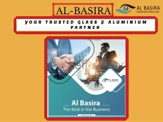 Aluminium Kitchen and Glass Works in Dubai - Al Basira