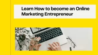 learn how to become an online marketing