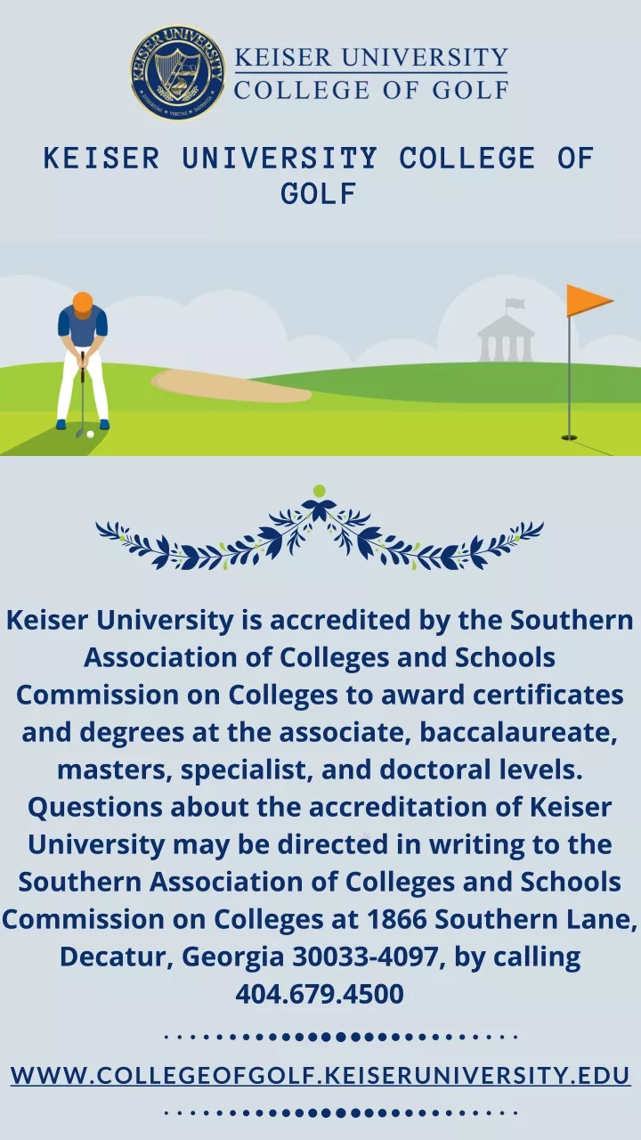 keiser university college of golf