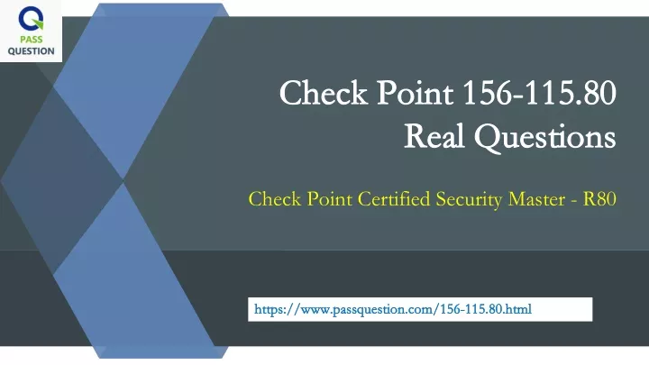 PPT - 2021 Check Point CCSM 156-115.80 Practice Test Questions ...