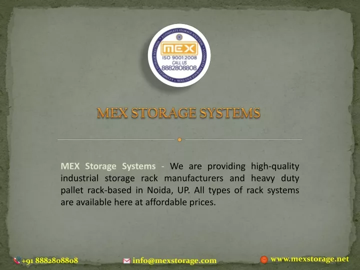 mex storage systems