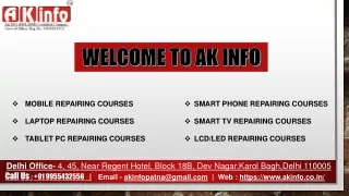 Led/LCD repairing course in Delhi for Professional and Personal Growth