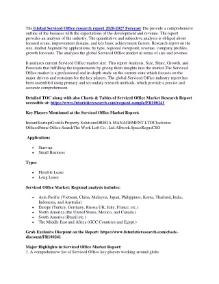 the global serviced office research report 2020