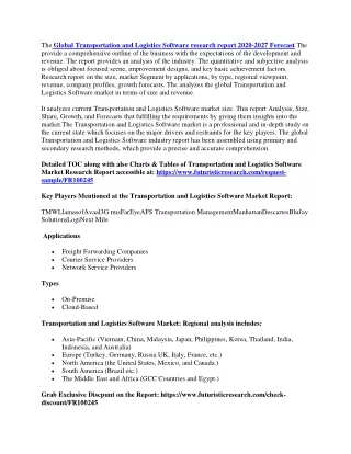 the global transportation and logistics software
