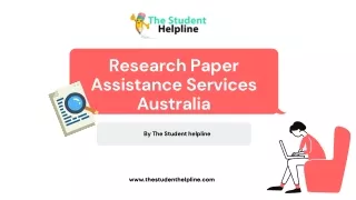 Research paper assistance services in australia