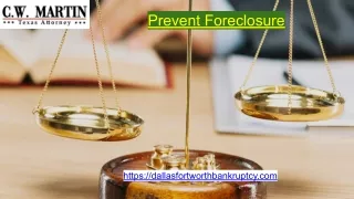 Prevent Foreclosure