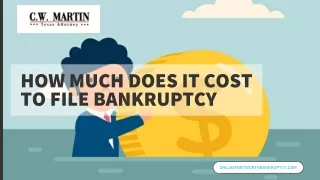 Bankruptcy Lawyers Fees