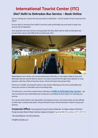 international tourist center itc 24x7 delhi