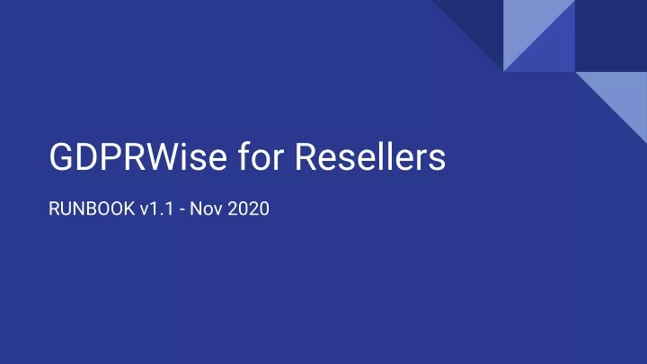 gdprwise for resellers