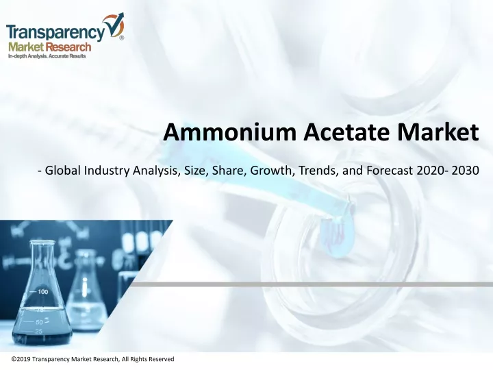 ammonium acetate market