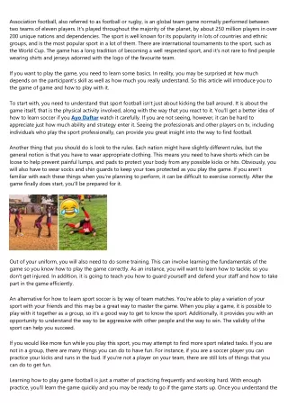 association football also referred to as football