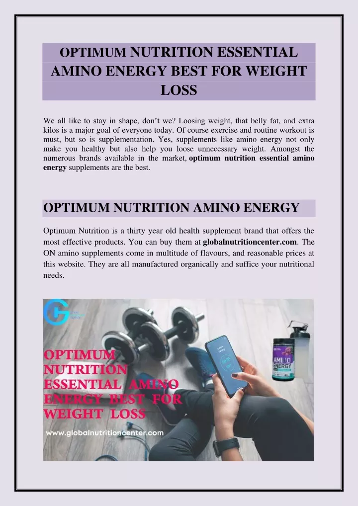optimum nutrition essential amino energy best