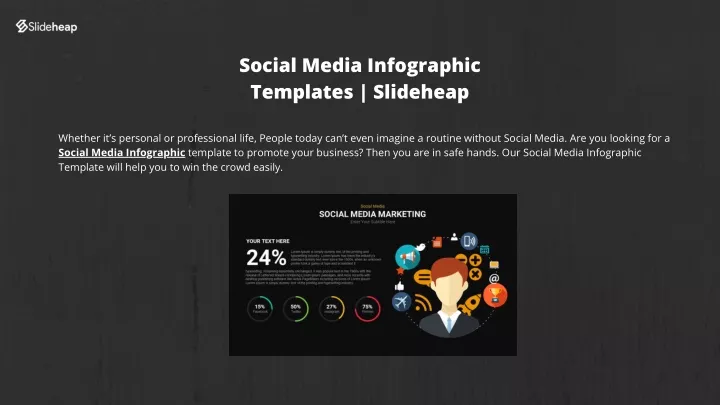 social media infographic templates slideheap