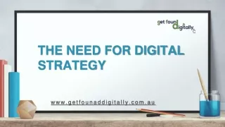 THE NEED FOR DIGITAL STRATEGY IN SYDNEY- Get Found Digitally