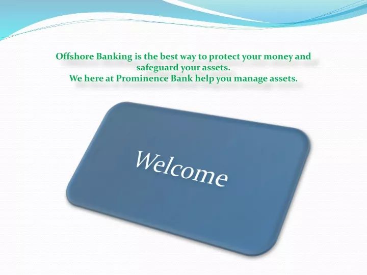 offshore banking is the best way to protect your