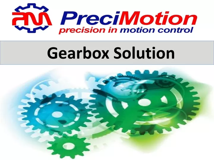 gearbox solution