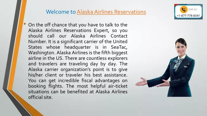 welcome to alaska airlines reservations