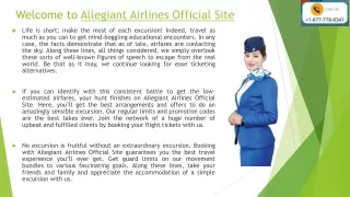 welcome to allegiant airlines official site