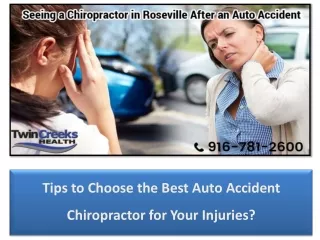 Best Auto Accident Chiropractor for Your Injuries