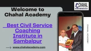 Best Civil Service Coaching Institute in Sambalpur | Chahal Academy